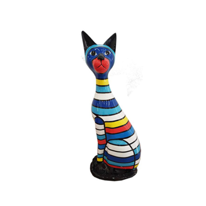 Design Dekoration Katze aus Kunststoff Garten Statuen 98 cm Neu Skulptur Figur