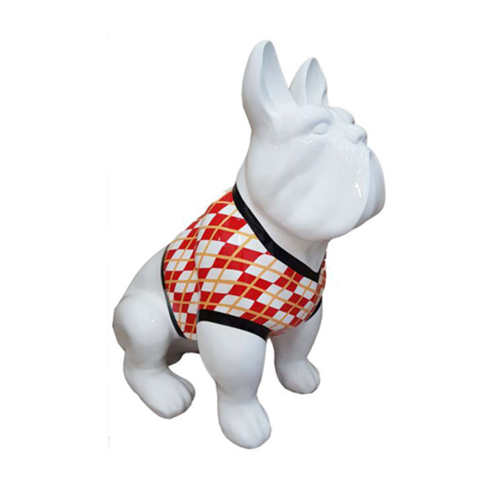 Design Dekoration Figur Hund aus Kunststoff Garten Skulptur Statuen 79 cm Dog