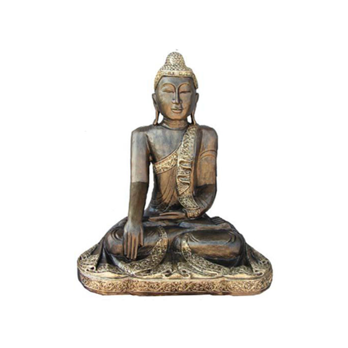 Buddha Deko Figur Statue Skulptur 60 cm Figuren Statuen Skulpturen Neu (B15)