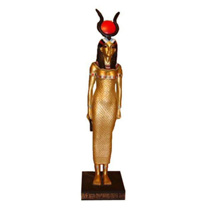 Ägypten Skulptur Göttin Isis Figur Statue Figuren Statuen Antik Stil 33cm Neu