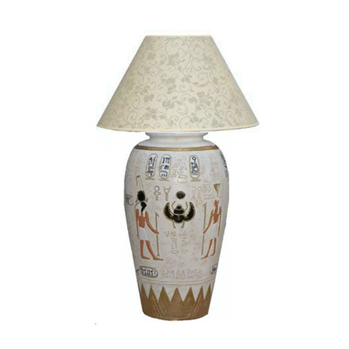 Stehleuchte Leuchte Lampe Figur Statue Skulptur 97cm Skulpturen Vase Schirm E65