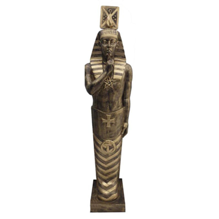 Ägypten Skulptur Tutenchamun Sarkophag Lebensgroße Figur Statue Antik Stil 230cm