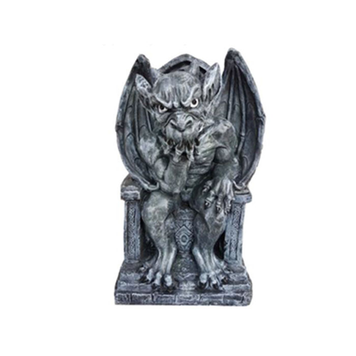 Deko Figur Statue Skulptur 47 cm FIguren Statuen Skulpturen Drachen Troll G22