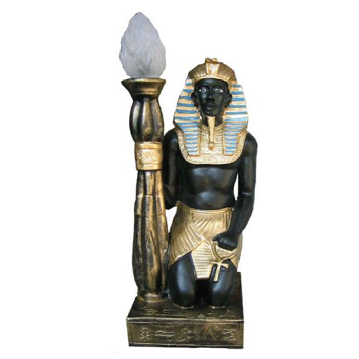 Ägyptische Figur Lampe Srehleuchte Lampen Statue Pharao 55cm Statuen Figuren