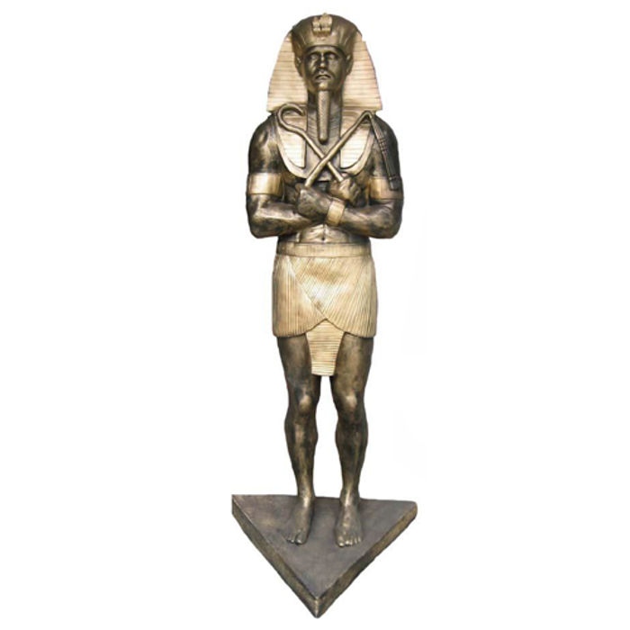 Ägypten Skulptur Ramses II Kunststoff Statue Figuren Statuen Antik Stil 190 cm