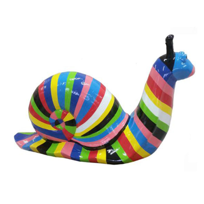 Abstrakte Schnecke Figur Statue Skulptur Deko Garten Design Statuen Dekoration