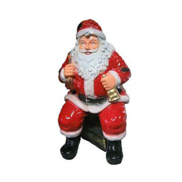 Weihnachtsmann Figur Statue 80 cm Deko Figuren Dekoration Nikolaus Skulptur Neu