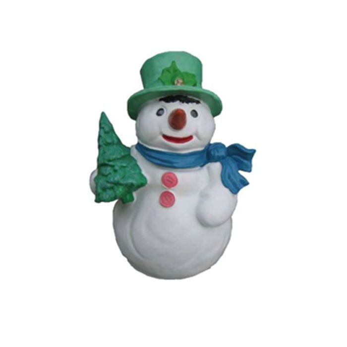 Schneemann Figur Statue Deko Figuren Deko 32cm Winter Neu Statuen Neu Skulptur