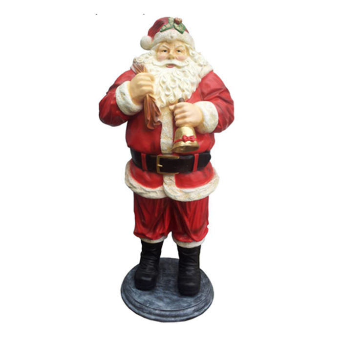 Weihnachtsmann Figur Statue Deko Figuren Dekoration Nikolaus Skulptur 185 cm Neu