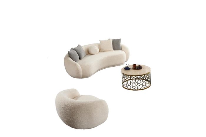 Sofas Sessel Relaxgarnitur Lounge-Garnitur Komplettsofa Couches Wohnzimmer