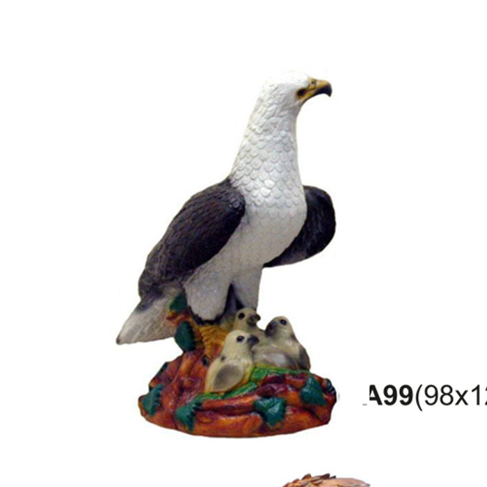 USA Adler Falke Abstrakte moderne Statue Figur Greifvogel Garten Deko 46cm Neu