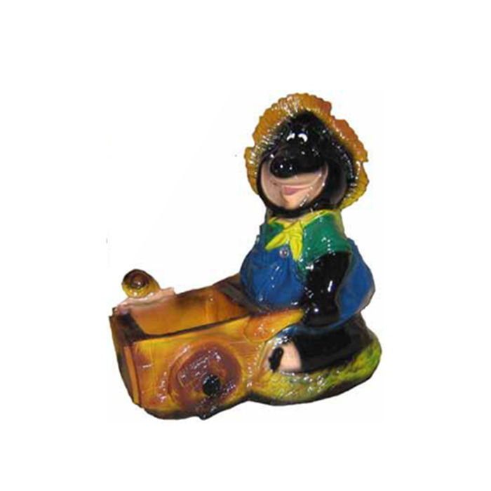 Kunststoff Dinosaurier Figur grün modern dekorativ