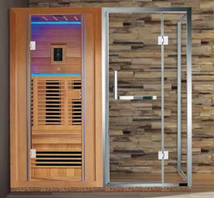 Dampfduschkabine Sauna Dampfsauna Saunakabine Wellnesskabine 200x120 cm