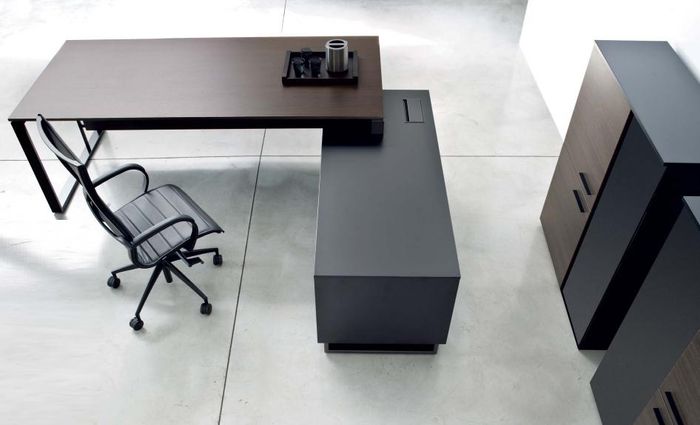 Eckschreibtisch Computer Tisch Büro Kanzlei Praxis Möbel Tische Einrichtung Neu