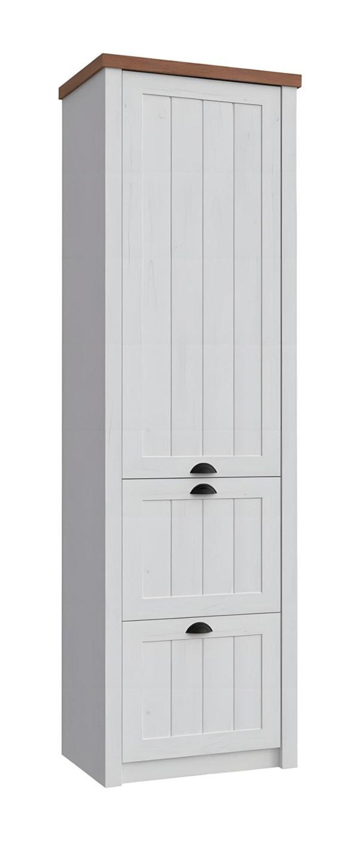 Kleiderschrank Holzschrank Stoff mit Schubladen ausziehbarer Kleiderbügel