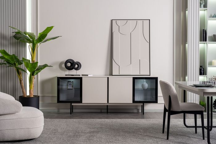 Ein Sideboard im modernen Stil passt in jedes Interieur.
