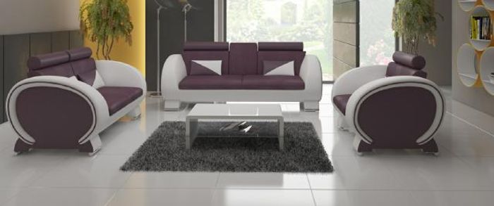 Sofagarnitur 3+2+1 Textil Stoff Couch Desig Sofa Wohnlandschaft Polster Garnitur