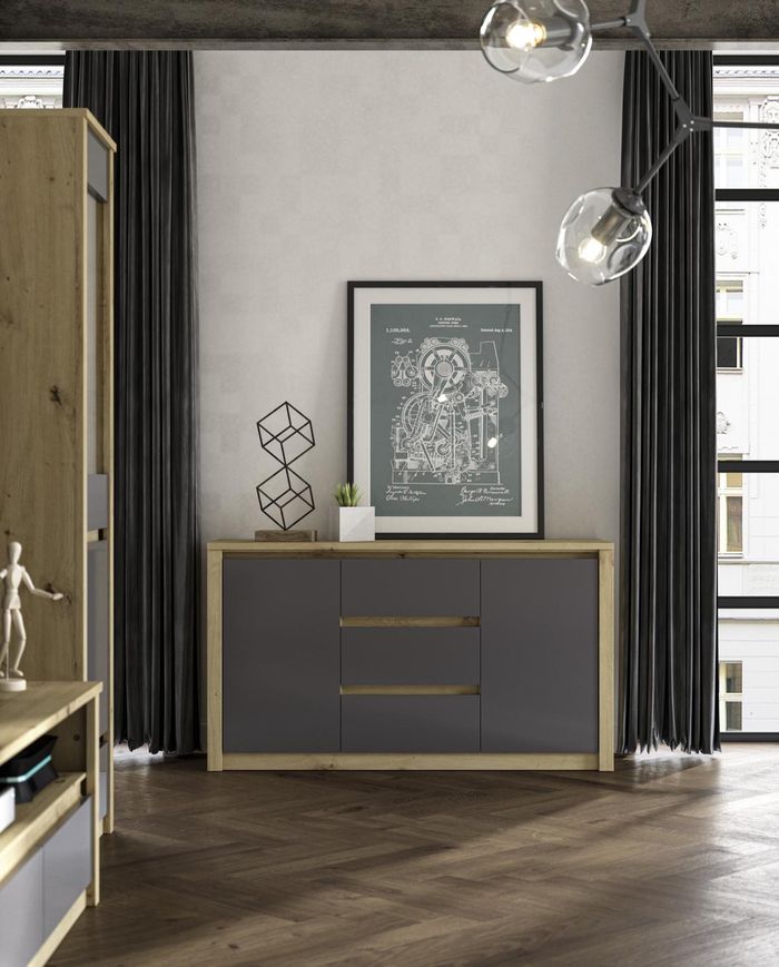 Möbel Holz Schränke Sideboard Kommoden Massive Kommode Anrichte Schrank Neu