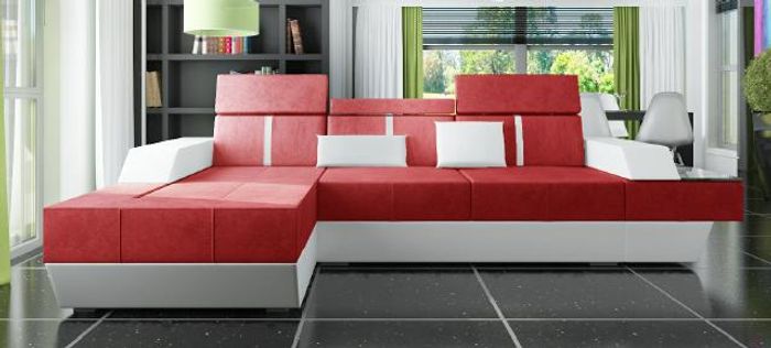 Stoffsofa Ecksofa Textil Stoff Wohnlandschaft Polster Neu Textilsofa Sofa Couch