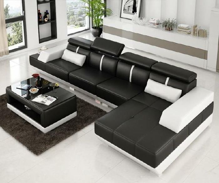 Ecksofa Wohnlandschaft Couch Polster L Form Garnitur Eck Couchen XXL Sofas