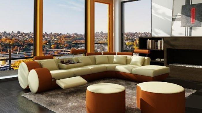 LEDERSOFA SOFA XXL WOHNLANDSCHAFT ECKSOFA NEW LEDERCOUCH LEDERECKSOFA GARNITUR