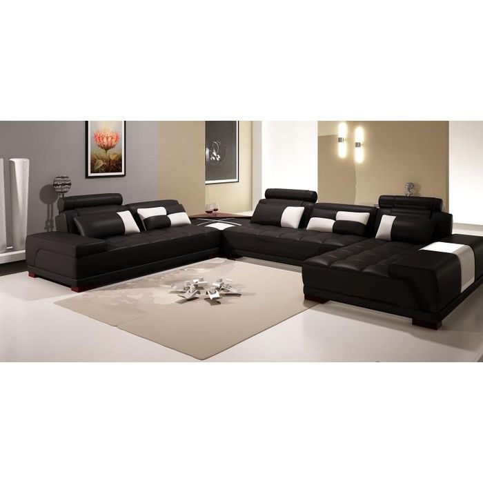 Sofa Couch Polster Garnitur XXL Big Eck SofasWohnlandschaft Ecksofa Neu FloriaS