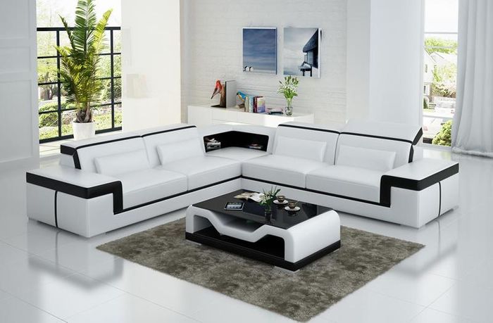Sofa Ecksofa Couch Polster Sofas Couchen Leder Garnitur Eck Garnituren Eckcouch