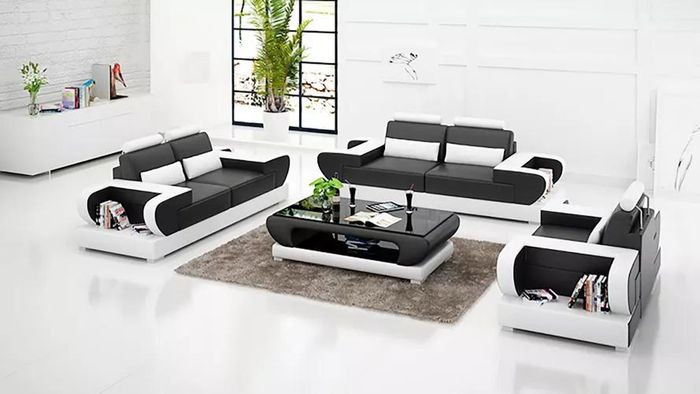 Design Sofagarnitur 321 Sitzer Set Sofa Polster Couchen Couch Modern Luxus Tisch