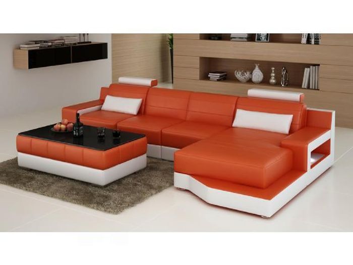 LEDERSOFA ECKSOFA "FARBWAHL" SOFA COUCH GARNITUR WOHNLANDSCHAFT BETTFUNKTION NEU