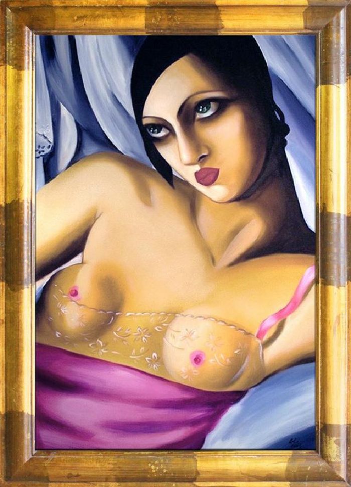Abstrakte Erotik Sex Kunst Gemälde Ölbild Bild Bilder Ölgemälde Rahmen G17421
