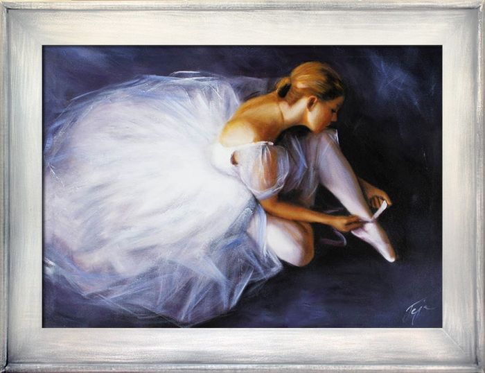 Ballett Russland Bild Theater Echte Handarbeit Rahmen Öl Gemälde Bilder G16924
