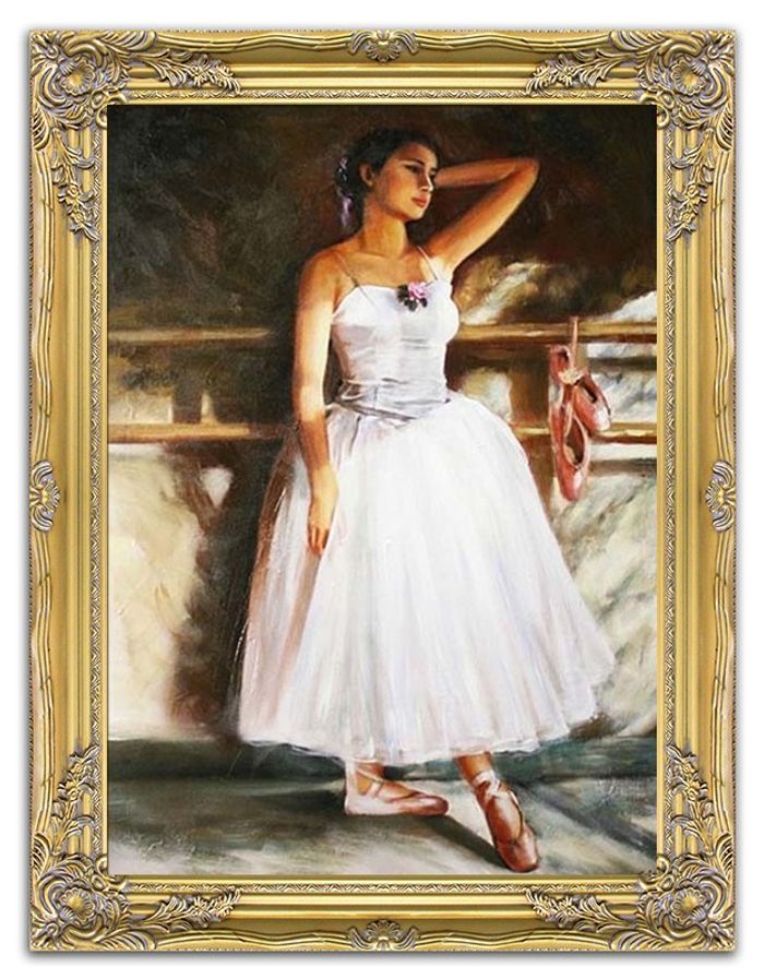 Ballett Russland Bild Theater Echte Handarbeit Rahmen Öl Gemälde Bilder G17540