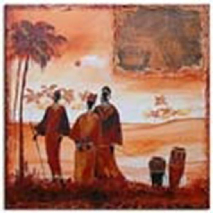 Afrika Ölbilder Keilrahmen Gemälde Leinwand Ölbild Bild Bilder G00544