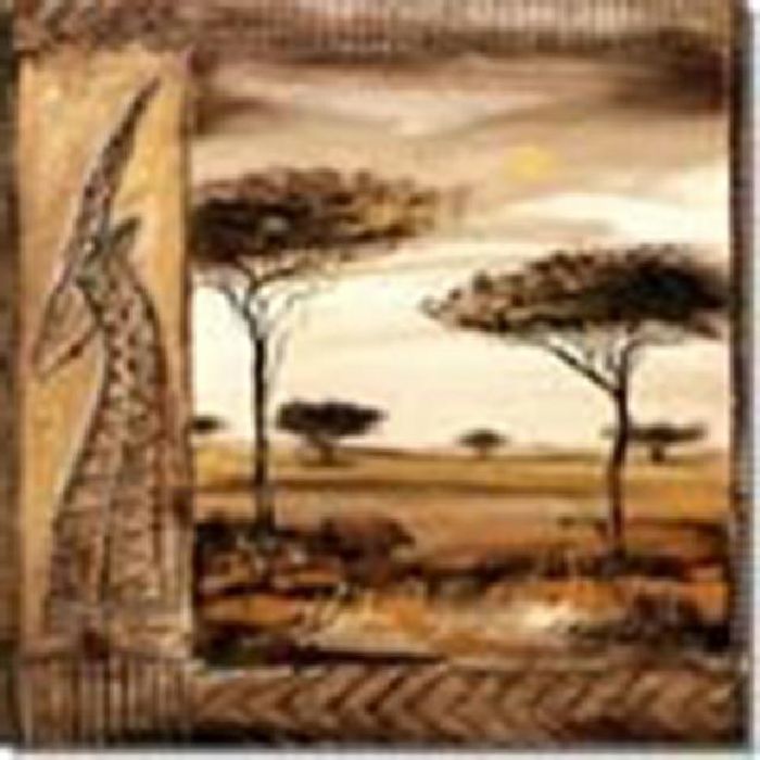 Afrika - Ölbild Gemälde Leinwand Ölbilder Bild Bilder G00545