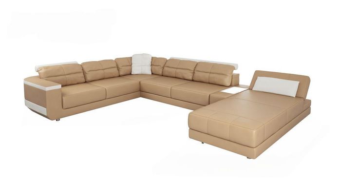 Design Couch Ecksofa Wohnlandschaft Sofa U Form Polster Couchen Textil Couchen