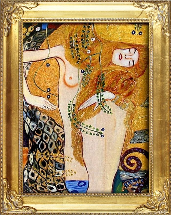 Gustav Klimt Gemälde Bild Bilder Handarbeit Kunst Abstrakt Ölbild Malerei G03699