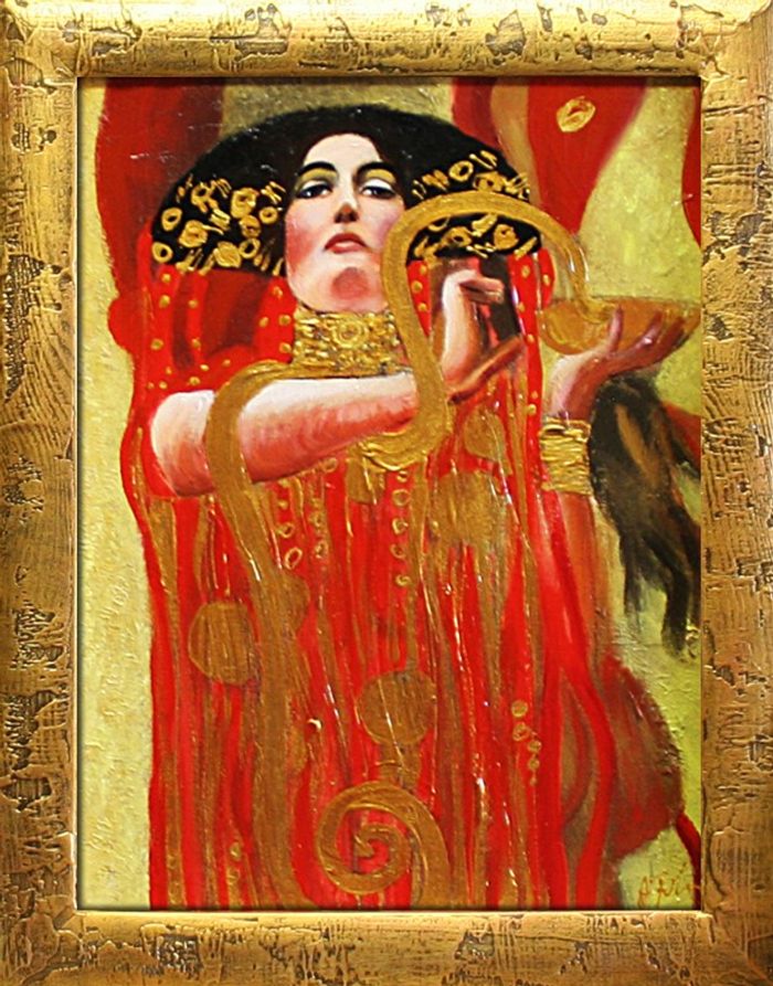 Gustav Klimt Gemälde Bild Bilder Handarbeit Kunst Abstrakt Ölbild Malerei G15499
