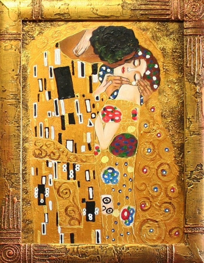 Gustav Klimt Gemälde Bild Bilder Handarbeit Kunst Abstrakt Ölbild Malerei G15500