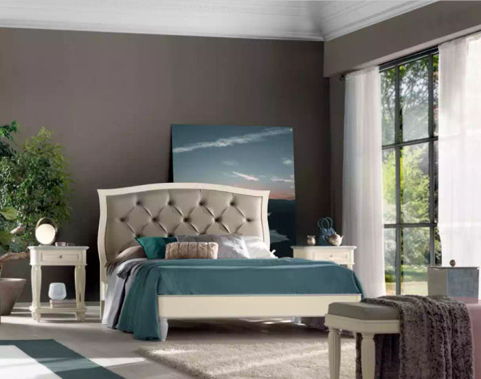 Bett 2x Nachttische 3 tlg. Schlafzimmer Set Design Modern Luxus Gruppe