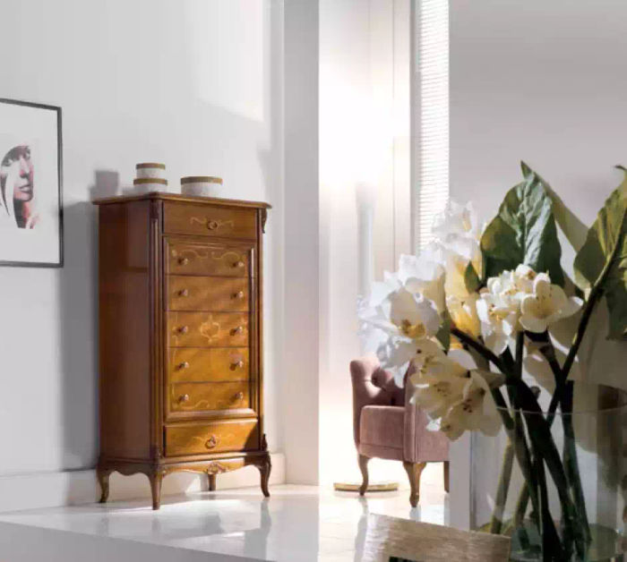 Holz Italienische Stil Möbel Luxus Braune Kommode Klassisch Stil Neu