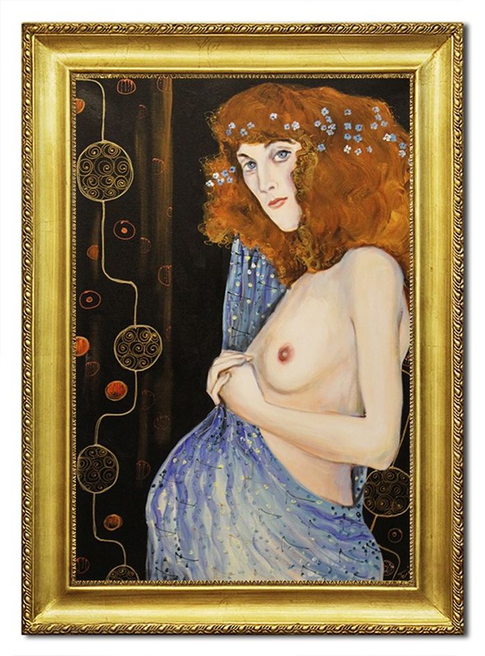 Ölbild Ölbilder Gemälde Bilder Bild Handgemalt Öl mit Rahmen Barock Kunst 96514