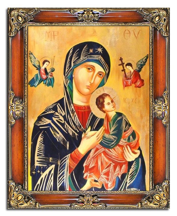 Religion Maria Handarbeit Ölbild Bild Ölbilder Rahmen Bilder G93878