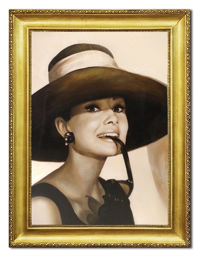 Portrait Bild Bilder Gemälde Ölbild Öl Handgemalt G96455