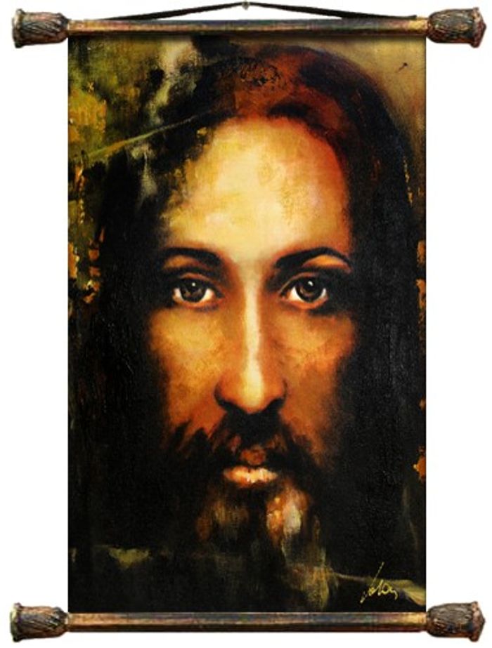 Religion Jesus Christus Handarbeit Ölbild Bild Ölbilder Rahmen Bilder G00242