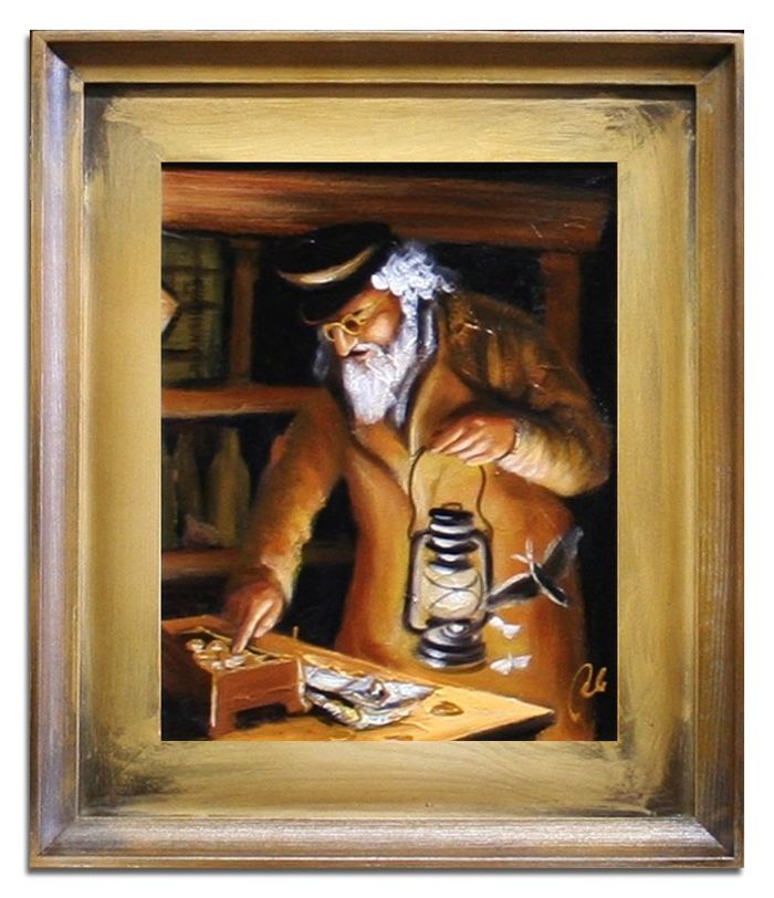 Ölbild Ölbilder Gemälde Bilder Bild Handgemalt Öl mit Rahmen Öl G15472
