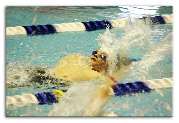 Wasser Sport Tauch Bahn Bild Schwimmen Bilder Gemälde Neu G93526
