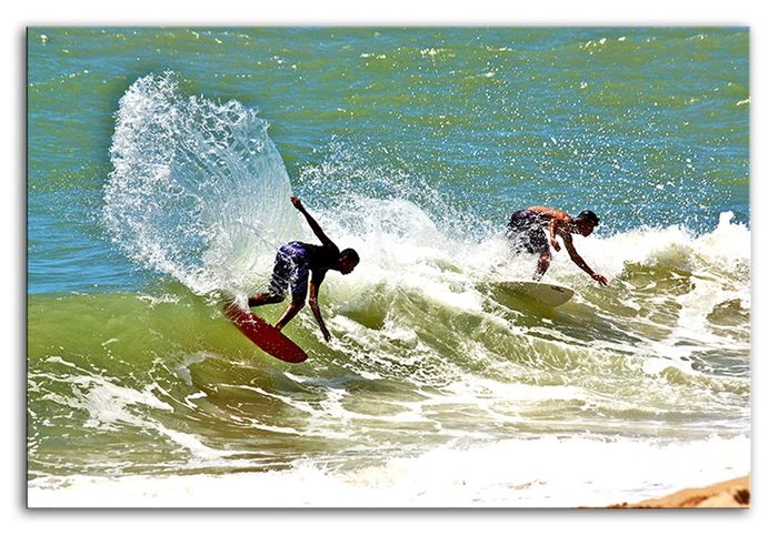 Surfer Extrem Wasser Sport Bild Bilder Wellen Brett Gemälde Kunst Hero G93530