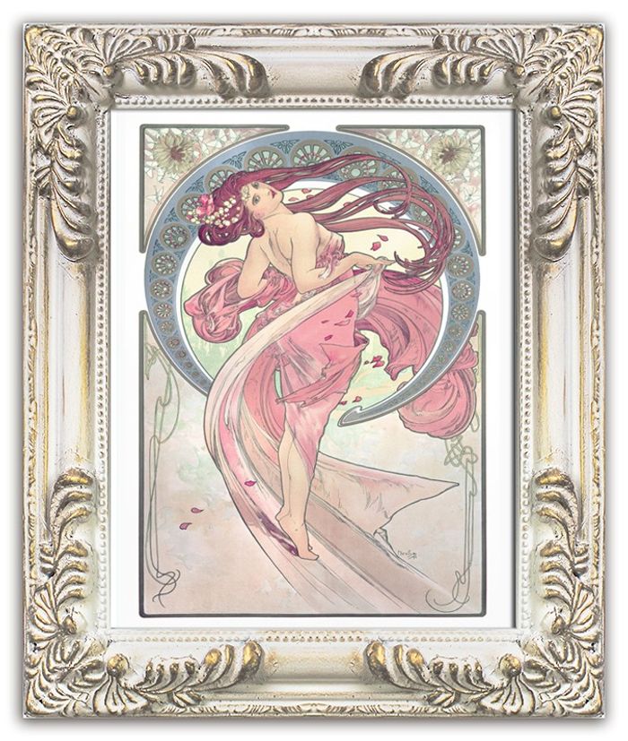 Abstraktes Kunst Bild Bilder mit Rahmen Barock Künstler Designer G95097