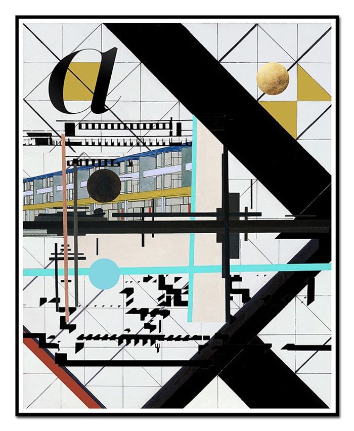 Bild Bilder Gemälde Druck Kunstdruck Polster Kultur " Abstrakt " Neu G97502