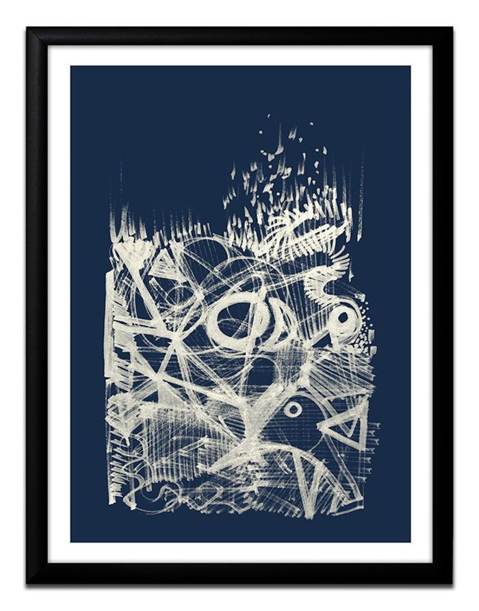 Bild Bilder Gemälde Druck Kunstdruck Polster Kultur " Abstrakt " G97315